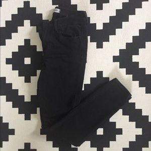 Madewell black Road tripper jeans